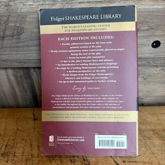 Othello by William Shakespeare Edited by Barbara Mowat & Paul Werstine pre-used - Picture 2 of 9